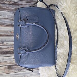 Coach Sky Blue Satchel